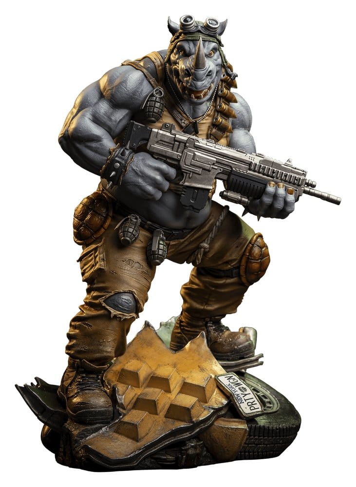 PRE ORDINE - Teenage Mutant Ninja Turtles Legends Statue 1/3 Rocksteady 69 cm