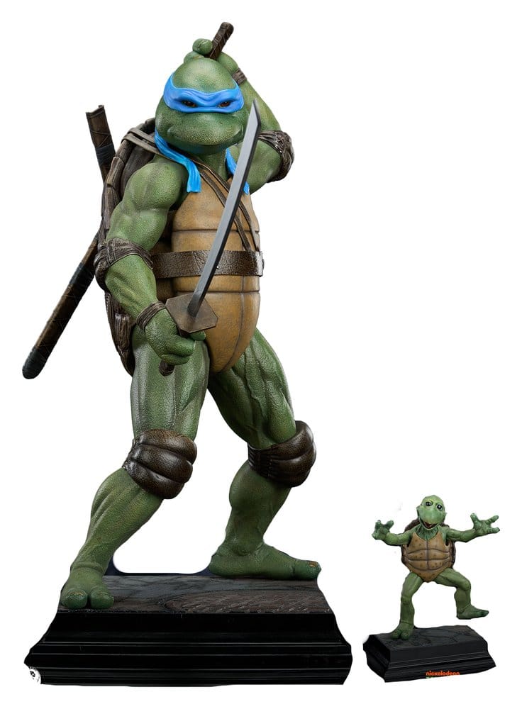 PRE ORDINE - Teenage Mutant Ninja Turtles Statue 1/2 Leonardo Deluxe Edition 86 cm