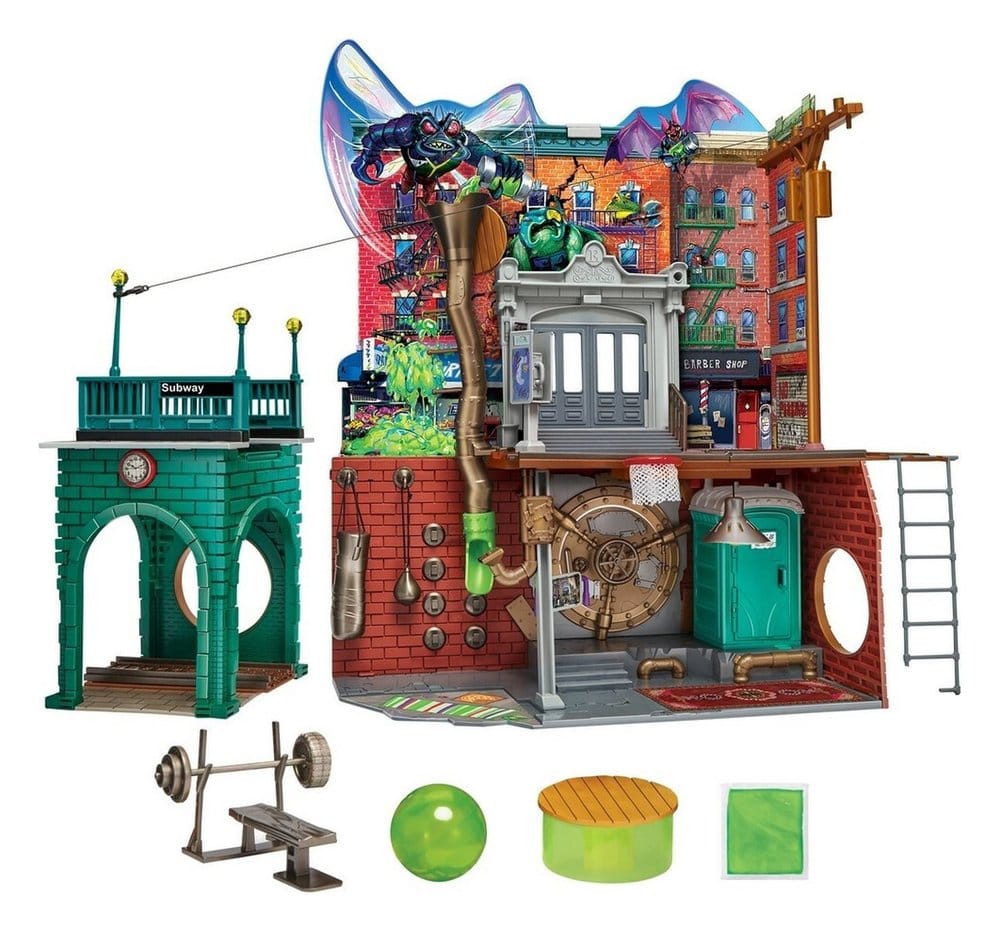 PRE ORDINE - Teenage Mutant Ninja Turtles: Mutant Mayhem Playset Sewer Lair New Version