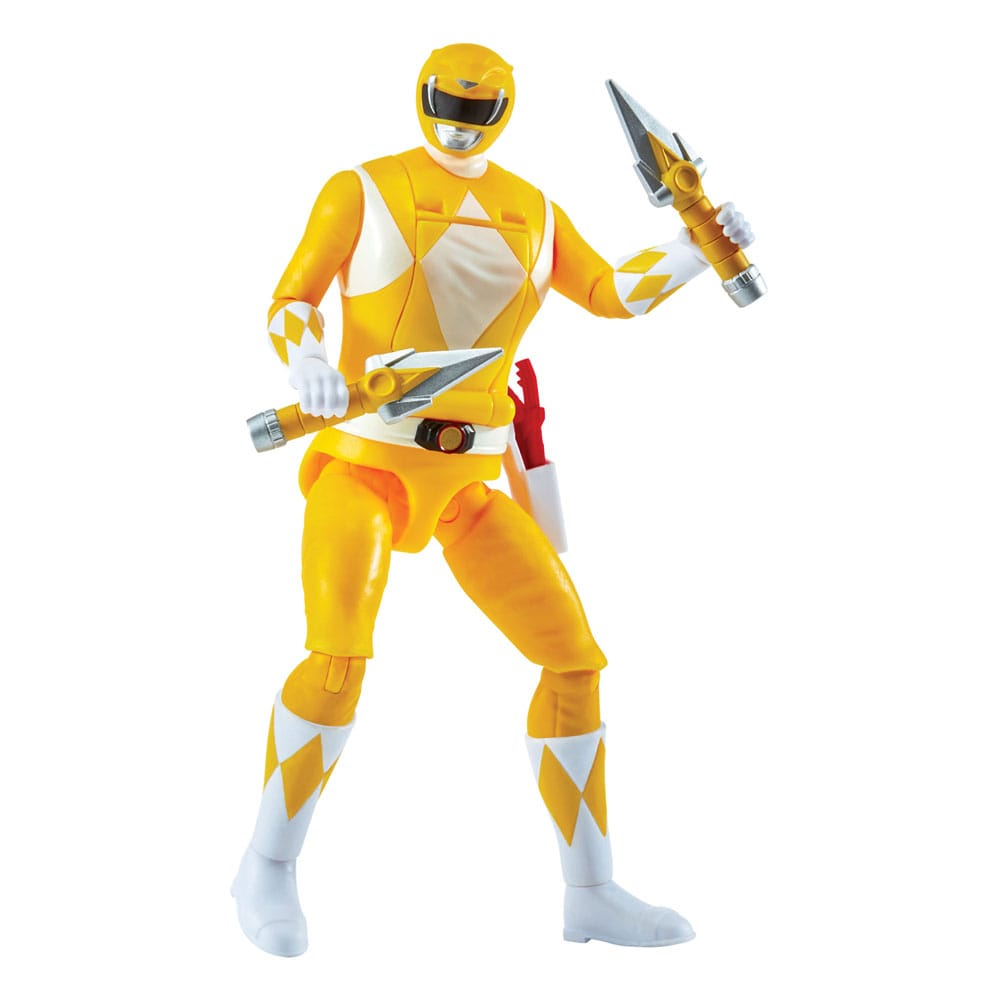 PRE ORDINE - Mighty Morphin Power Rangers Action Figure Auto-Morphin Yellow Ranger 12 cm