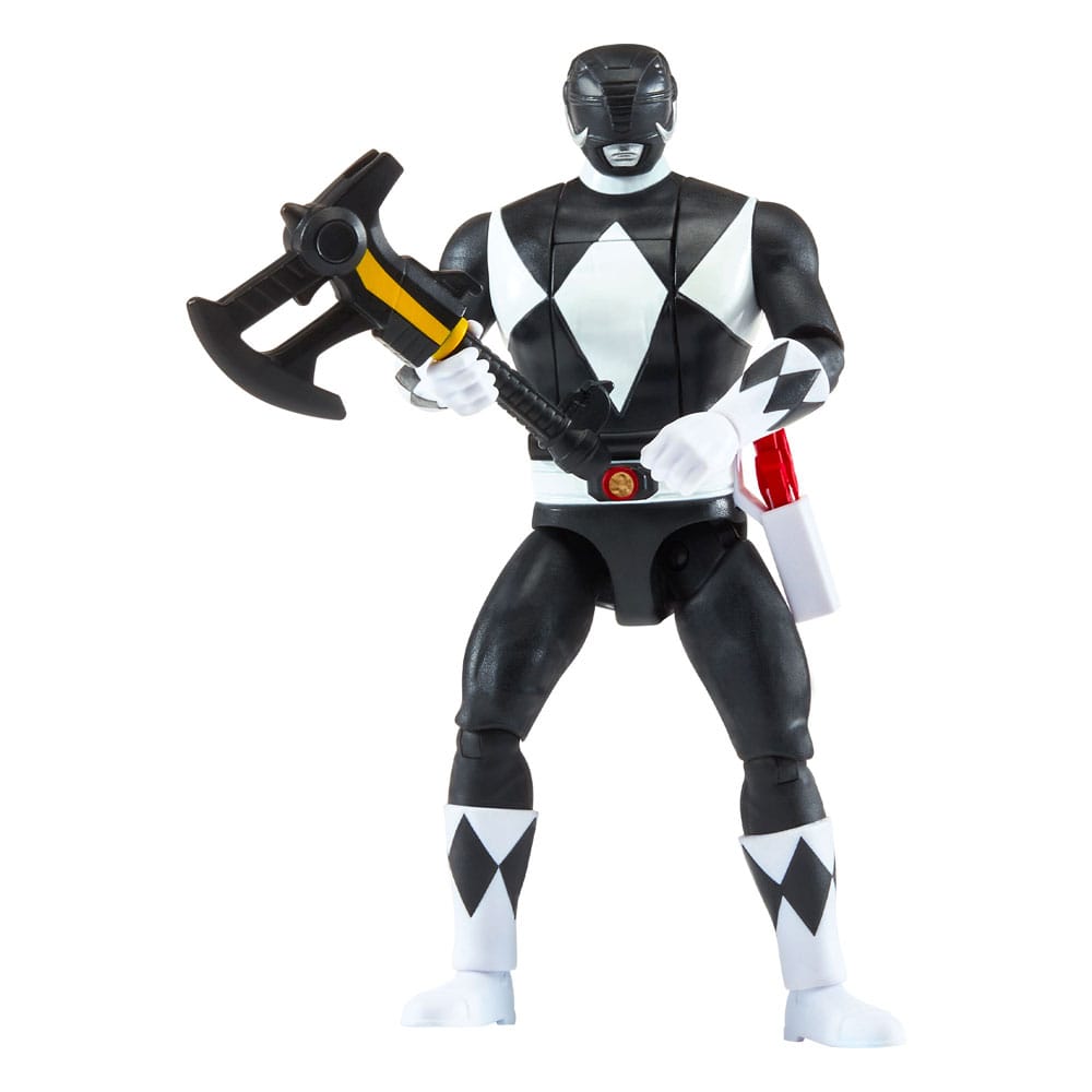 PRE ORDINE - Mighty Morphin Power Rangers Action Figure Auto-Morphin Black Ranger 12 cm