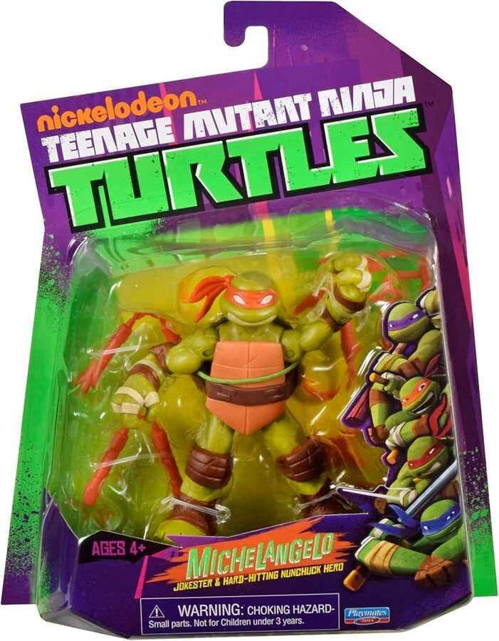PRE ORDINE - Teenage Mutant Ninja Turtles World of TMNT Action Figure Michelangelo 11 cm