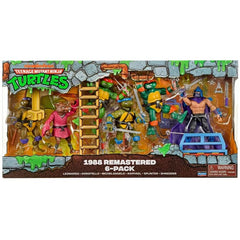 PLAYMATES - Teenage Mutant Ninja Turtles 6-Pack Action Figures 1988 Remastered heo EU Exclusive