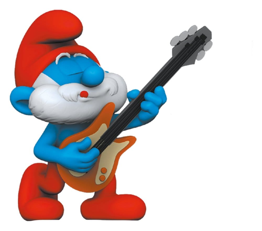 PRE ORDINE - The Smurfs PVC Figure Papa Smurf with Guitar 5.5 cm