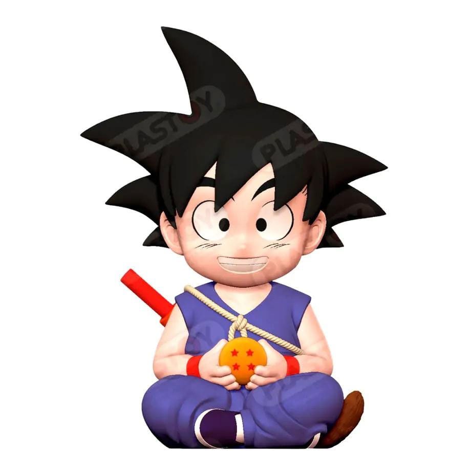 PRE ORDINE - Dragon Ball Money Box Kid Goku blue 17 cm