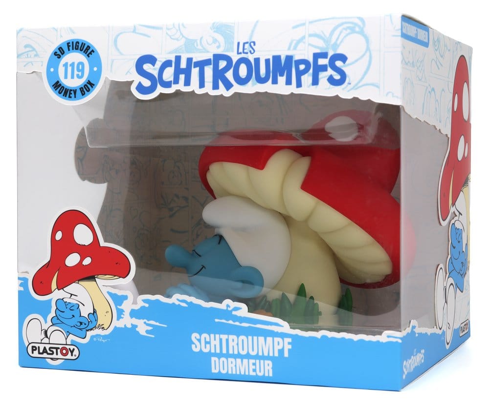 PRE ORDINE - The Smurfs: Money Box Sleepy Smurf 16 cm