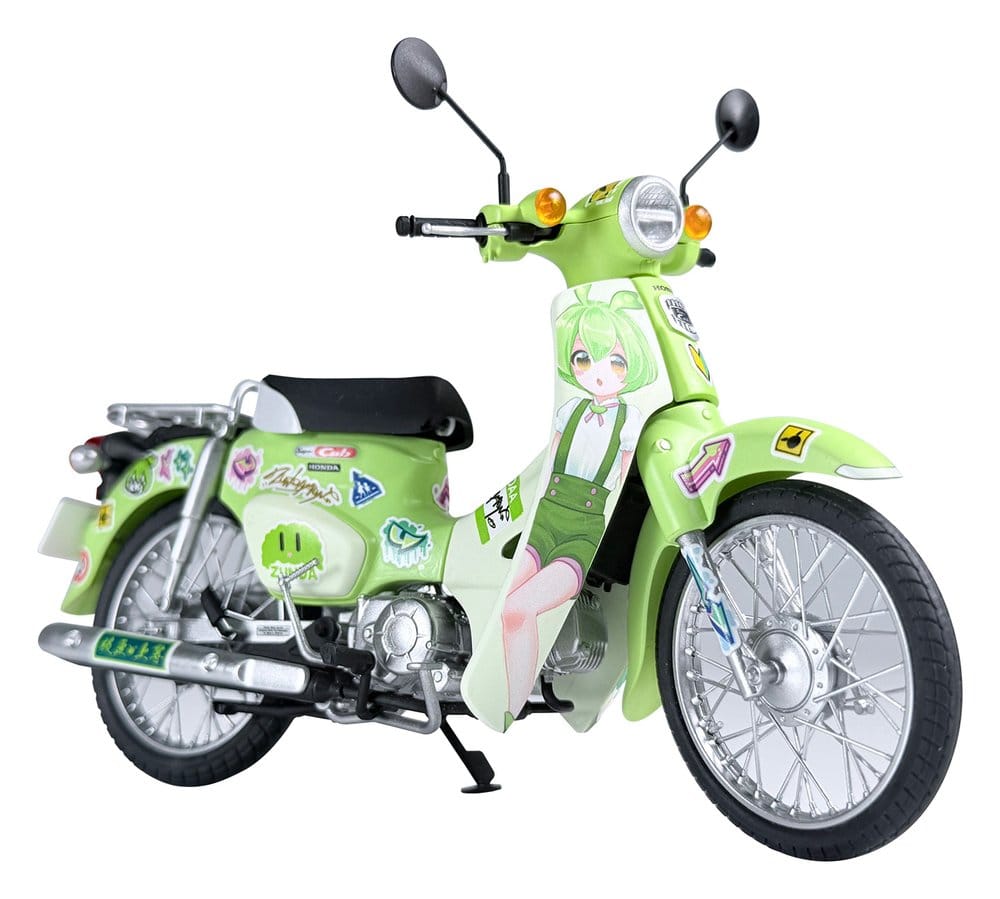 PRE ORDINE - Tohoku Zunko/Zundamon Project Plastic Model Kit 1/12 Honda Super Cub Zundamon Edition 11 cm
