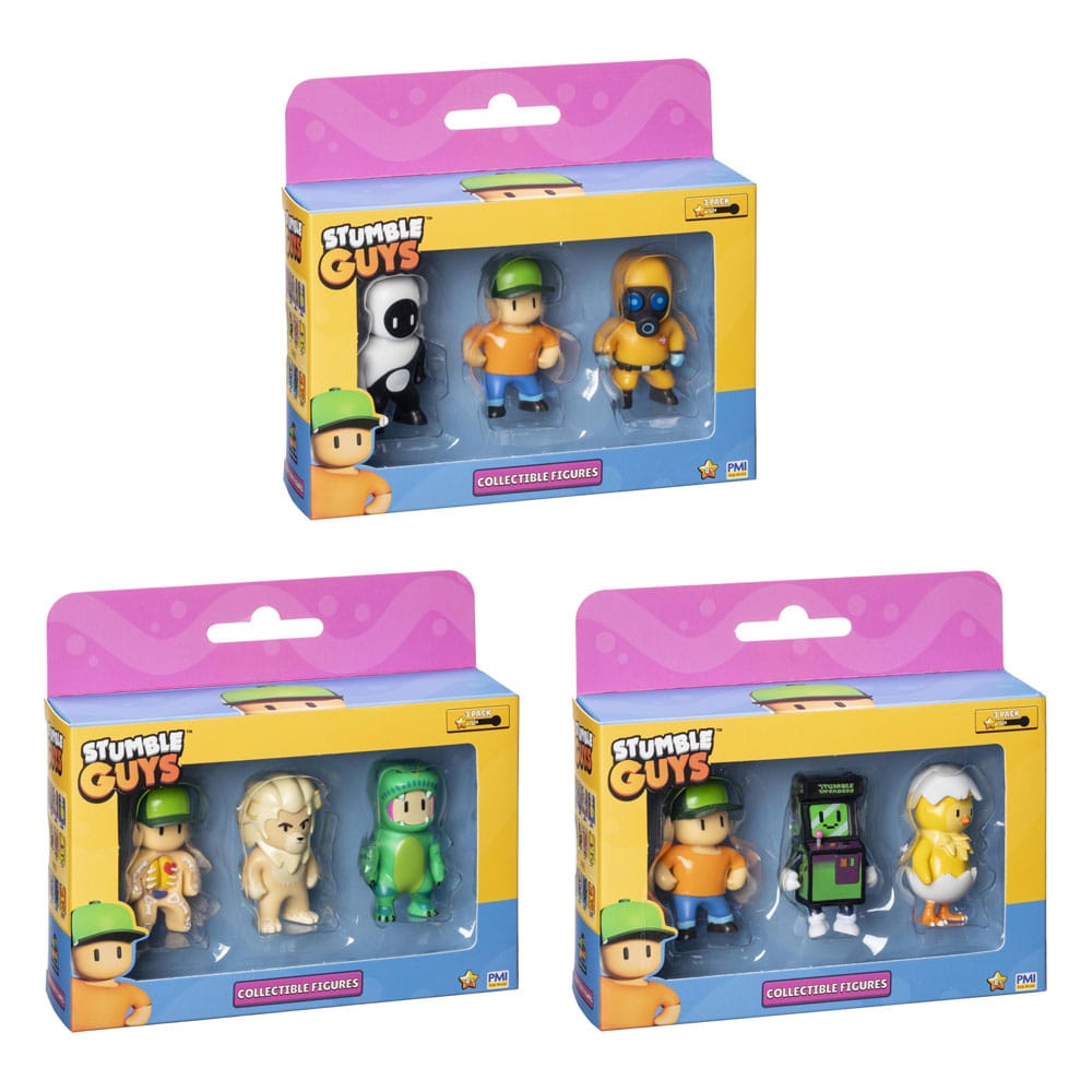 PRE ORDINE - Stumble Guys: Wave 2 3-figure window box collectible figures assortment