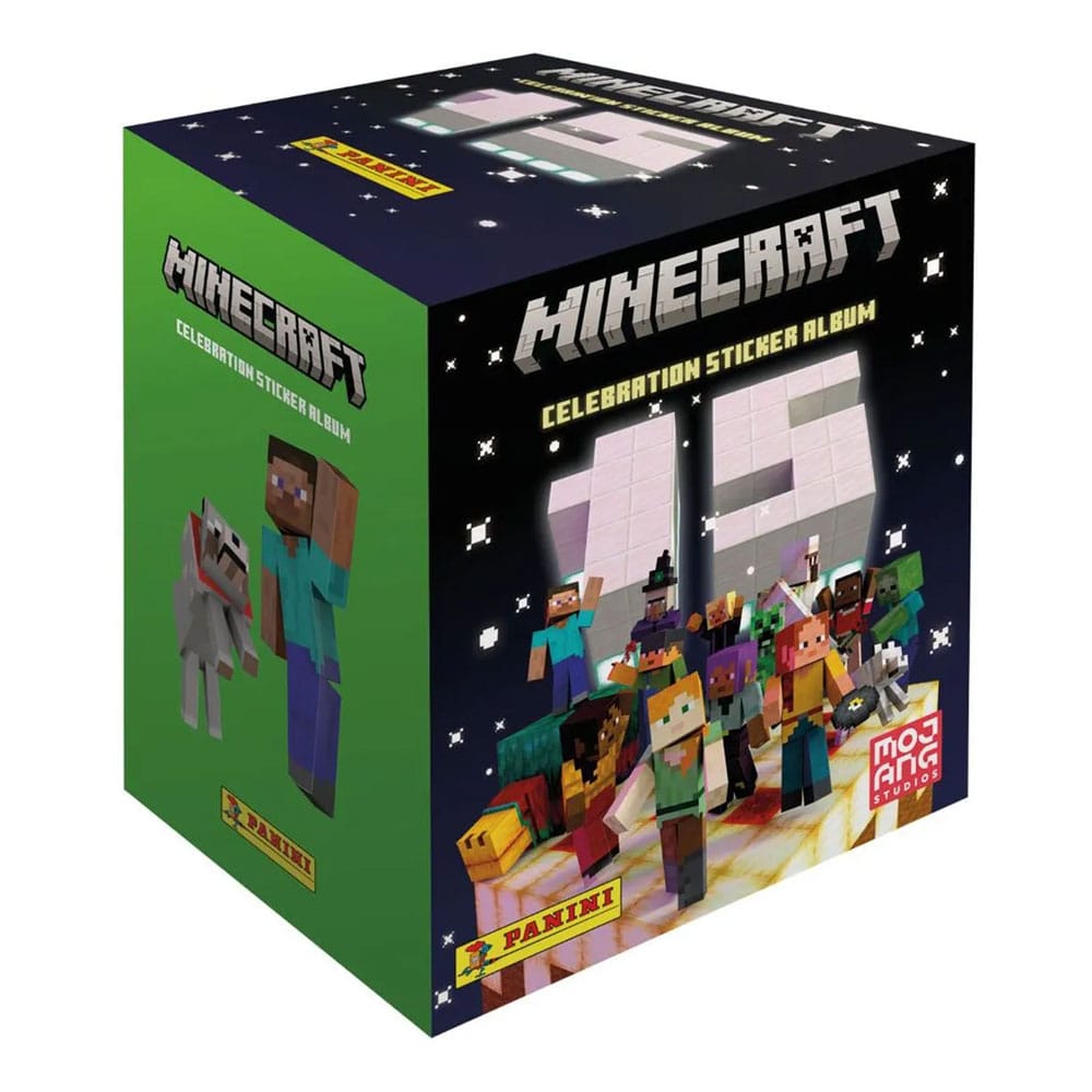 PRE ORDINE - Minecraft Sticker Collection 15th Anniversary Celebration Display (36)