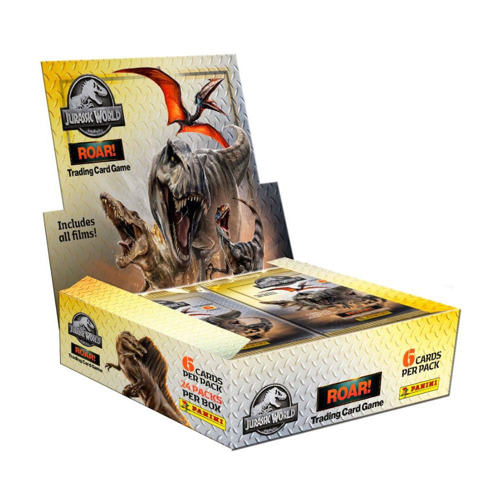 PRE ORDINE - Jurassic World Roar Trading Cards Flow Packs Display (24)