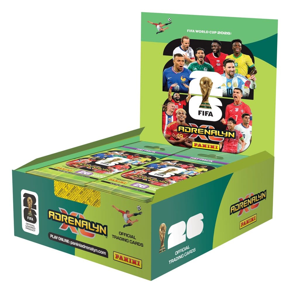 PRE ORDINE - Panini FIFA World Cup 2026 Adrenalyn XL Trading Cards Fatpack Box (10)