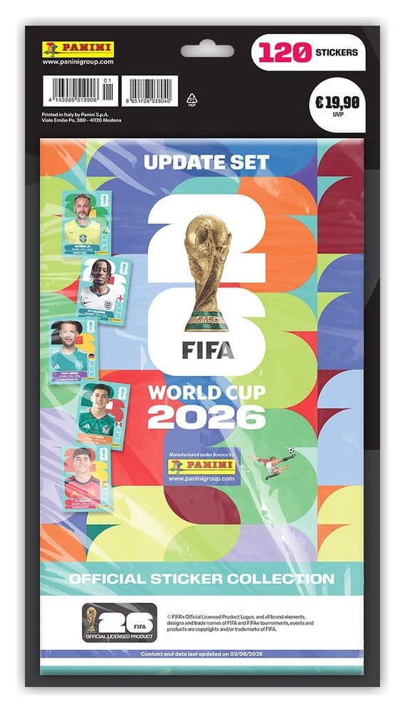 PRE ORDINE - FIFA World Cup 2026 Sticker Collection Update Set