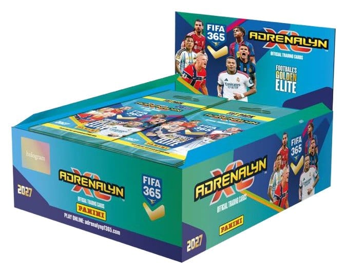 PRE ORDINE - FIFA 365 Adrenalyn XL 2027 Trading Cards Fat Pack Display (10)