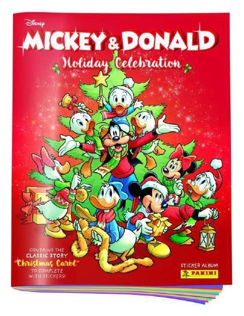 PRE ORDINE - Mickey & Donald Holiday Celebration Sticker & Trading Card Collection Album *German Version*