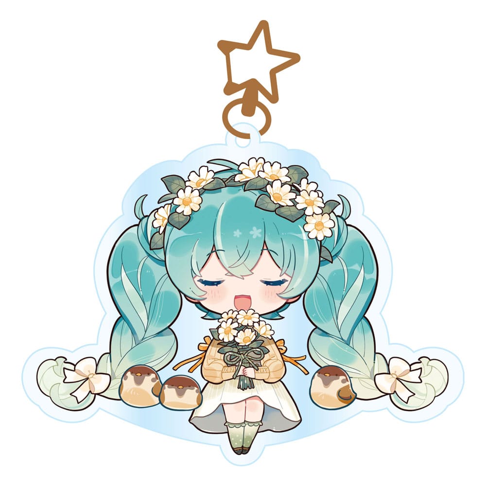 PRE ORDINE - Hatsune Miku Acrylic Keychain Kawaii Autumn Time