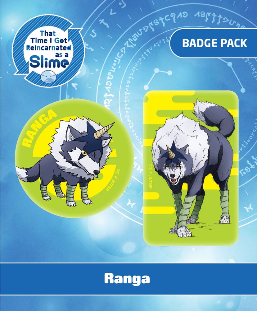 PRE ORDINE - That Time I Got Reincarnated as a Slime Pin Badges 2-Pack Ranga
