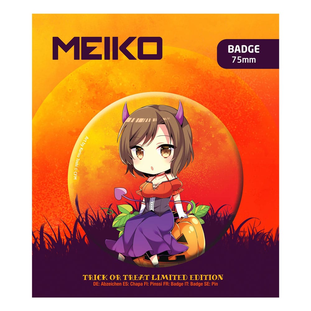 PRE ORDINE - Hatsune Miku Pin Badge Halloween Limited Edition Meiko