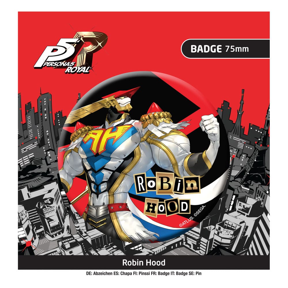 Persona 5 Royal Pin Badge Robin Hood