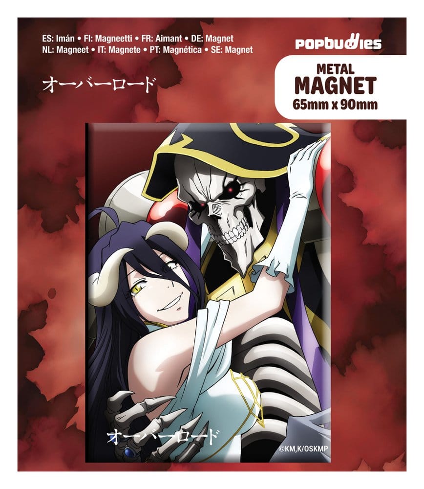 PRE ORDINE - Overlord Fridge Magnet Albedo & Ainz