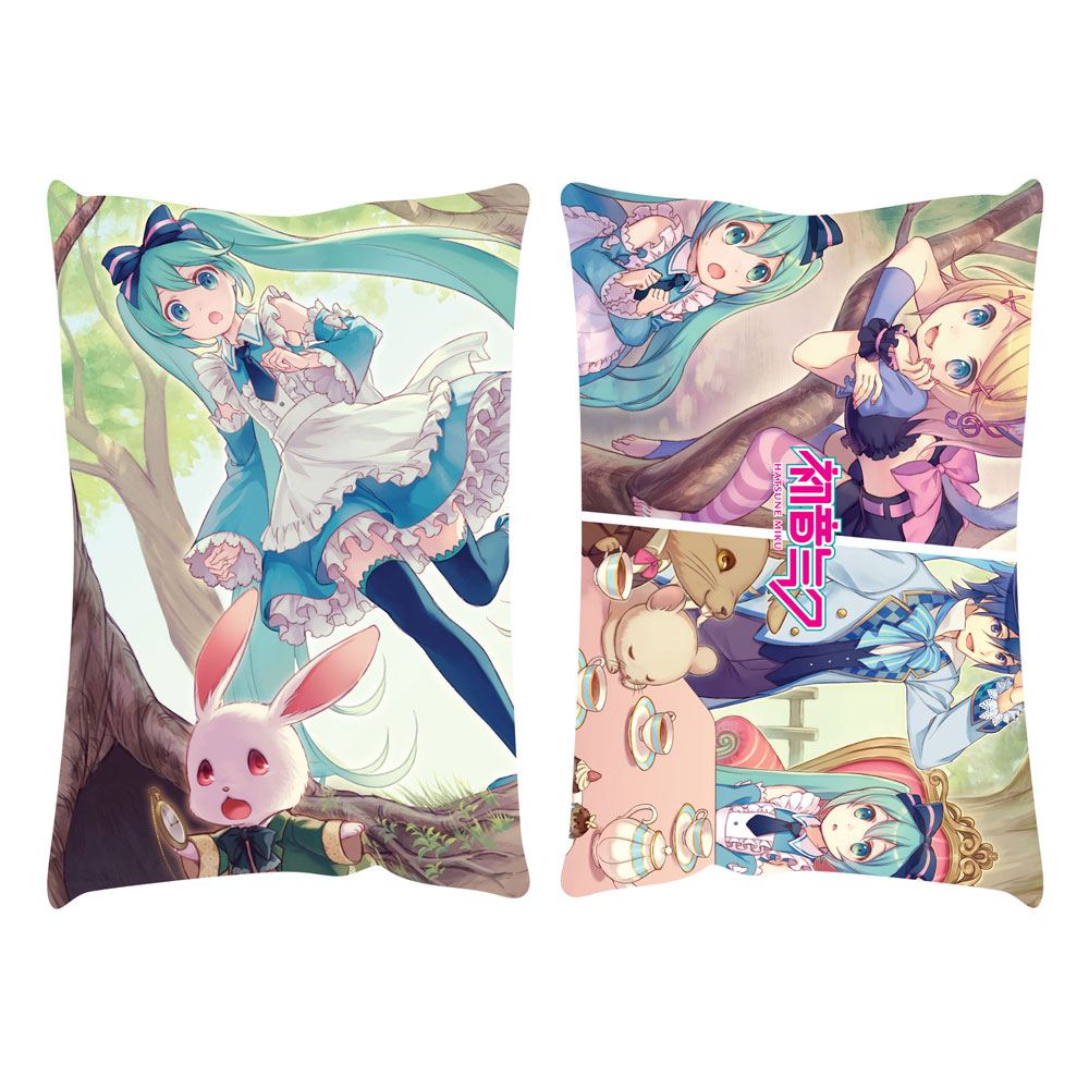 PRE ORDINE - Hatsune Miku Pillow Miku in Wonderlan 50 x 35 cm