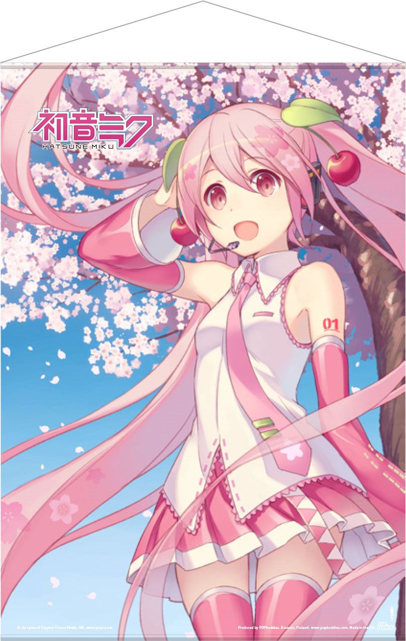 PRE ORDINE - Hatsune Miku Wallscroll Cherry Blossom 50 x 70 cm
