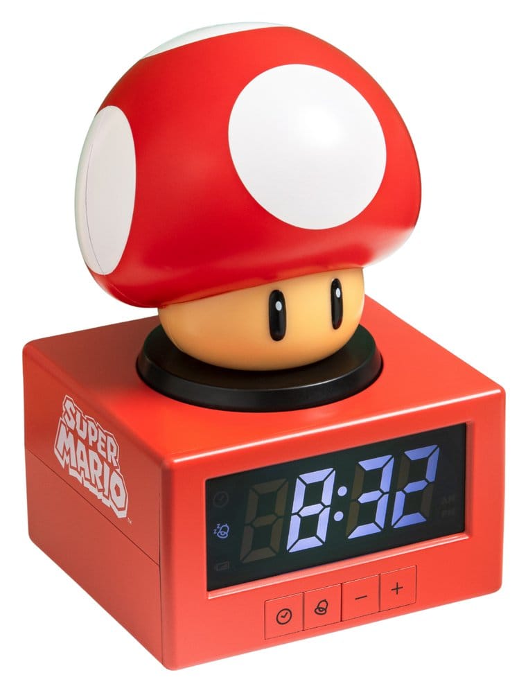 Super Mario Icon Alarm Clock Super Mushroom 15 cm