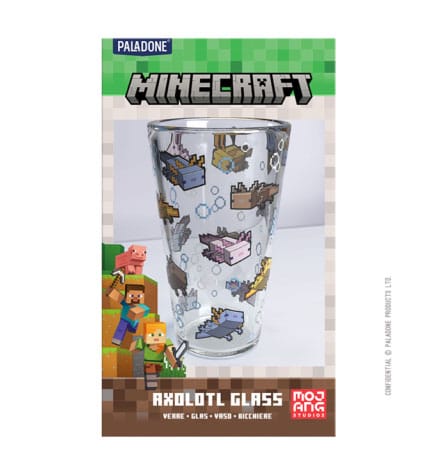 PRE ORDINE - Minecraft Pint Glass Axolotl