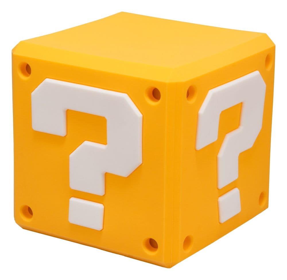 Super Mario SquishyGlo Silicon Light Question Block Rechargeable 13 cm
