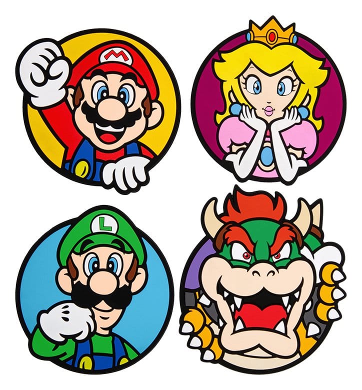 PRE ORDINE - Super Mario Coaster 4-Pack
