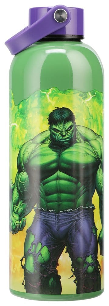 Marvel Universe Metal Water Bottle Hulk with Carry Loop