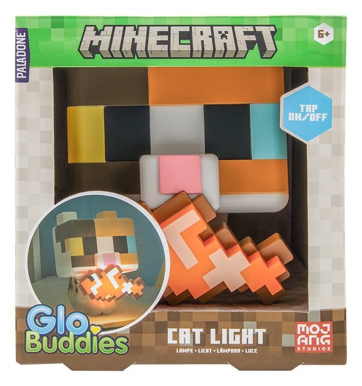 Minecraft GloBuddies Light Cat 15 cm
