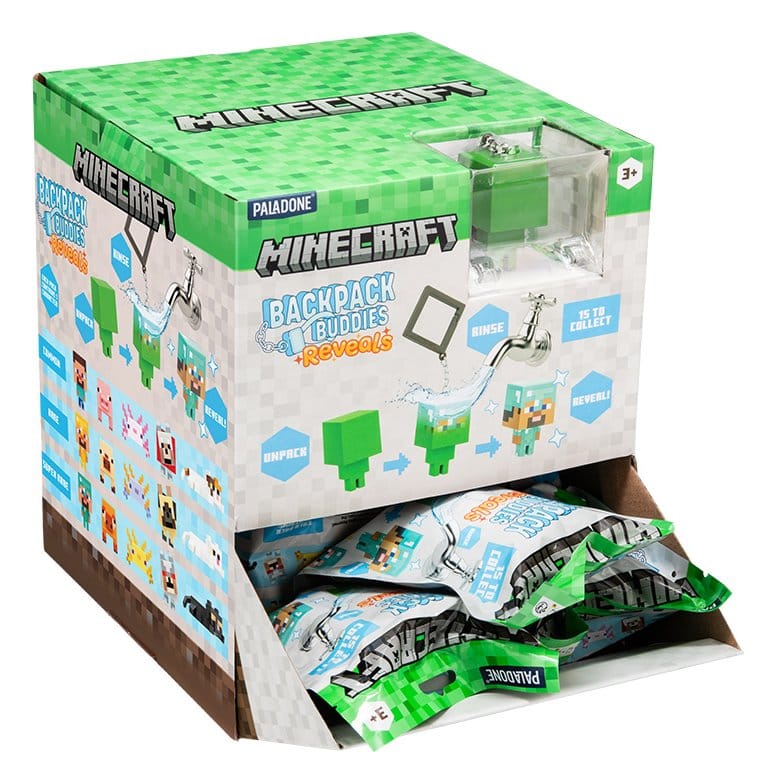 PRE ORDINE - Minecraft Reveals Bag Clips Blind Box Assortment (24)