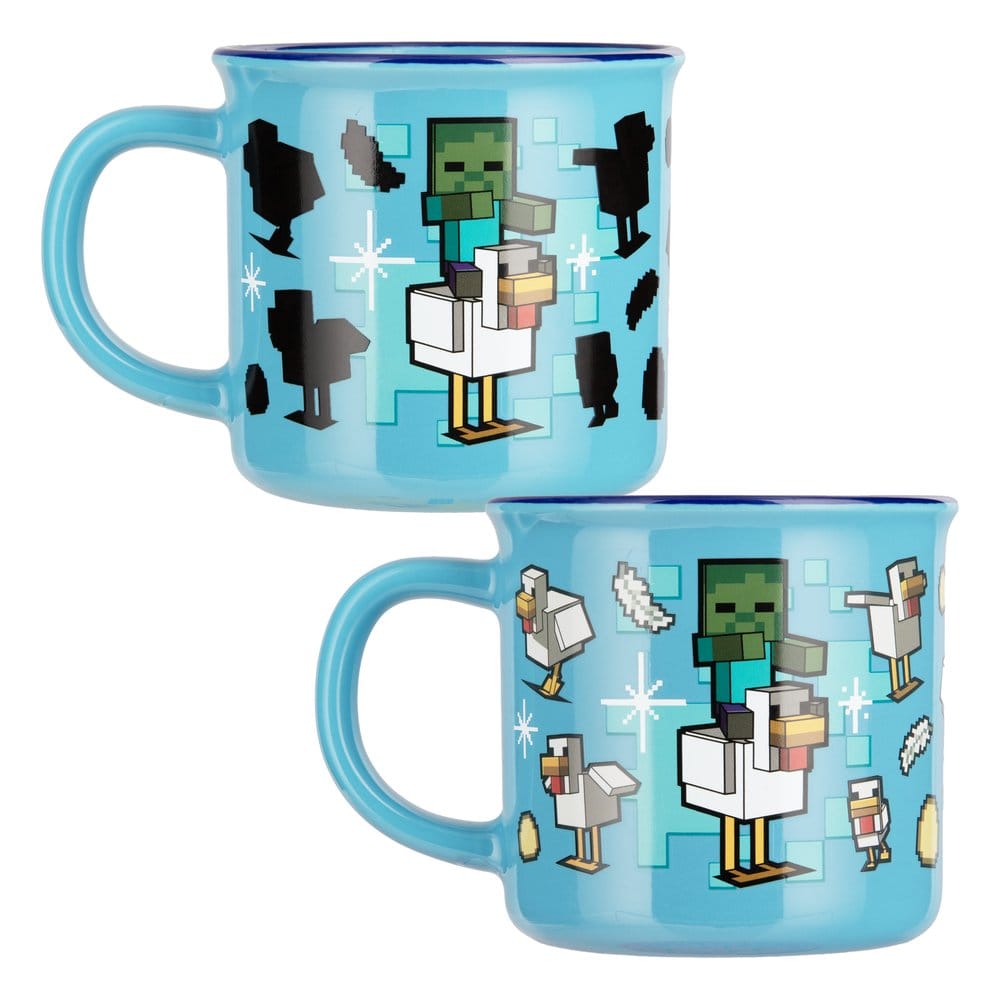 PRE ORDINE - Minecraft Heat Change Mug Chicken Jockey