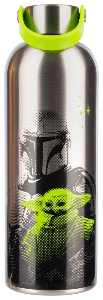 The Mandalorian Metal Water Bottle Mandalorian & Grogu