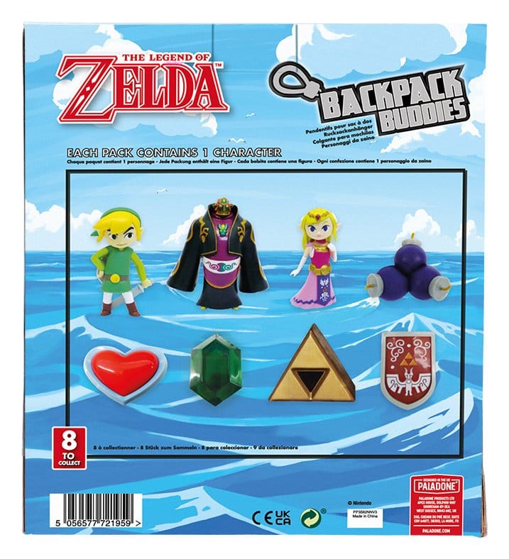 PRE ORDINE - The Legend of Zelda Bag Clips Backpack Buddies Series 2 V3 Blind-Bag Display (24)