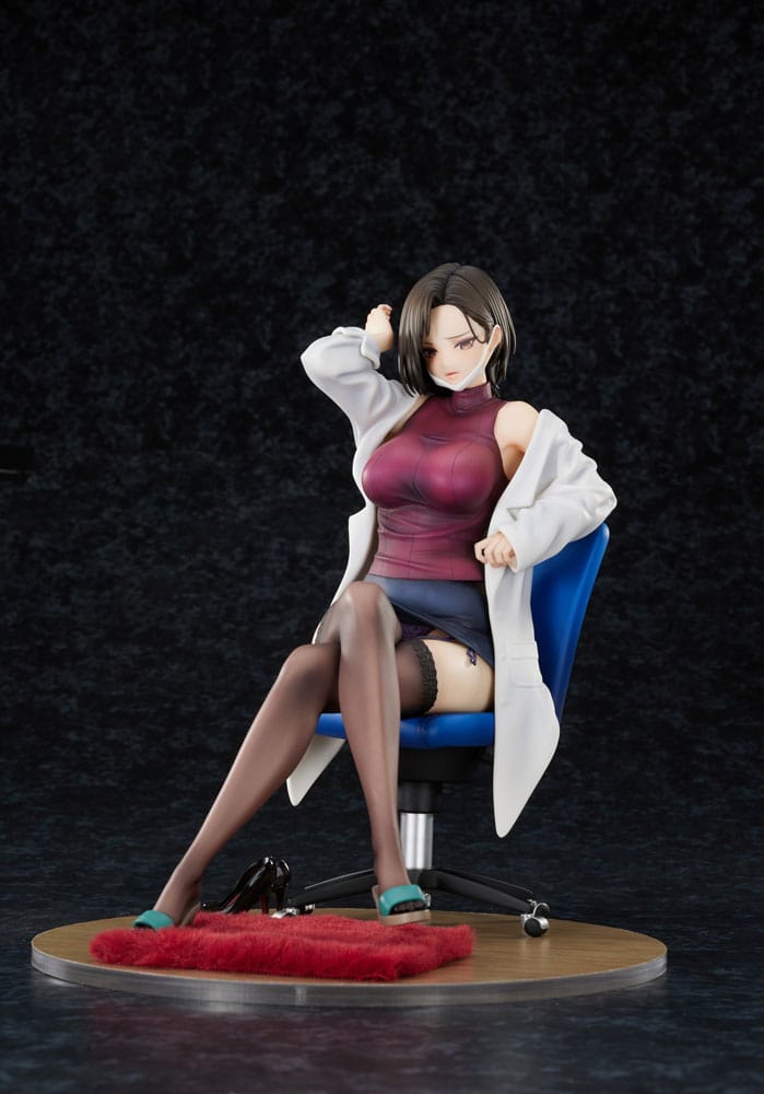 PRE ORDINE - Original Character Statue 1/6 The Sulky School Nurse Illustrated by Keso Shirou 22 cm