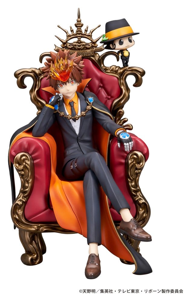 PRE ORDINE - Katekyo Hitman Reborn PVC Figure Tsunayoshi Sawada & Reborn 21 cm