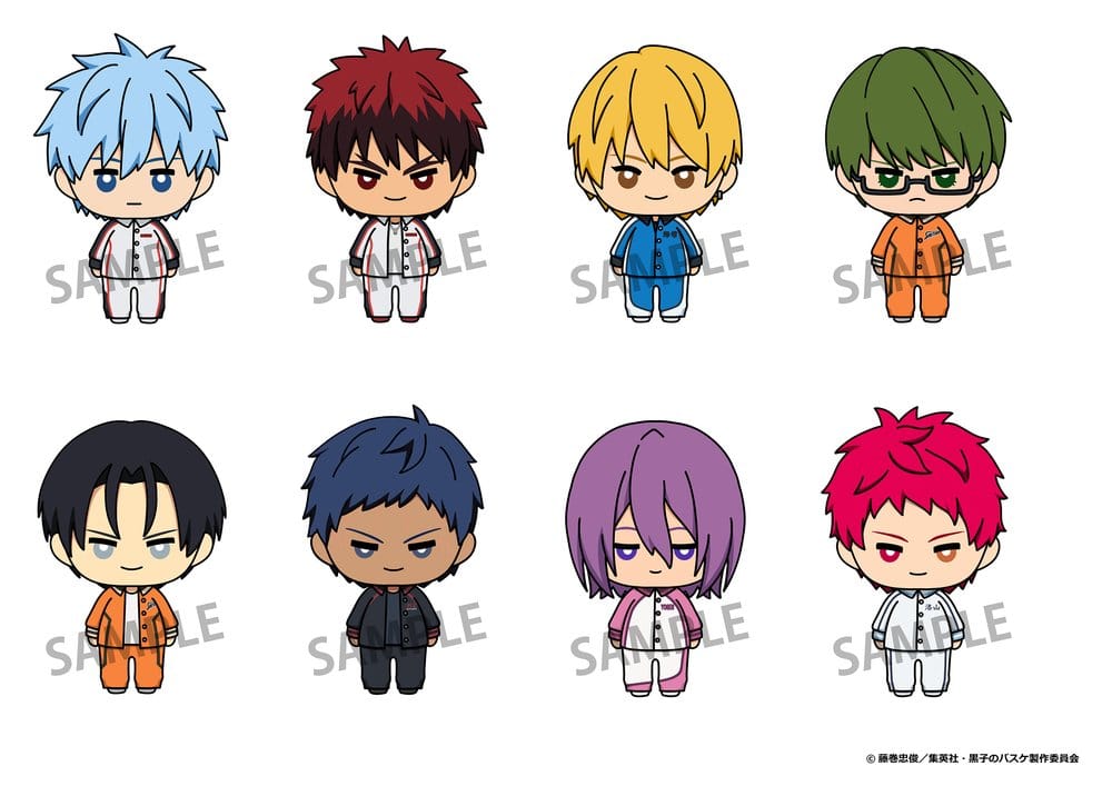PRE ORDINE - Kuroko's Basketball Nyokinto Mascot Mini Figures Blind Box Display 6 cm (8)