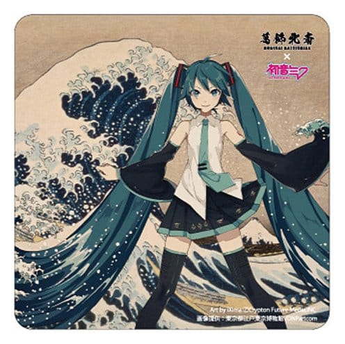 PRE ORDINE - Katsushika Hokusai x Hatsune Miku Car Magnet Thirty-six Views of Mount Fuji/The Great Wave off Kanagawa