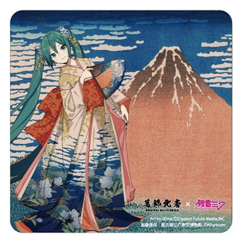 PRE ORDINE - Katsushika Hokusai x Hatsune Miku Car Magnet Thirty-six Views of Mount Fuji Fine Wind, Clear Morning