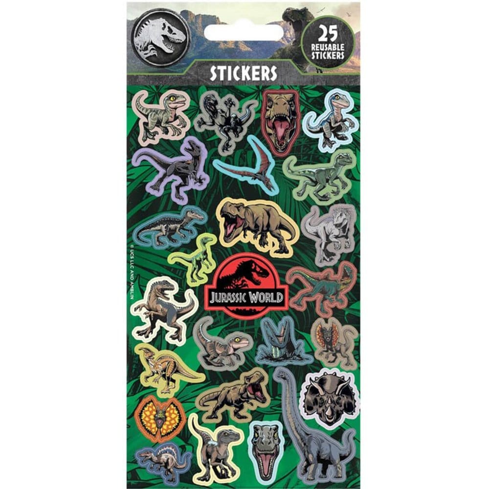 PRE ORDINE - Jurassic World Sticker Pack (25)