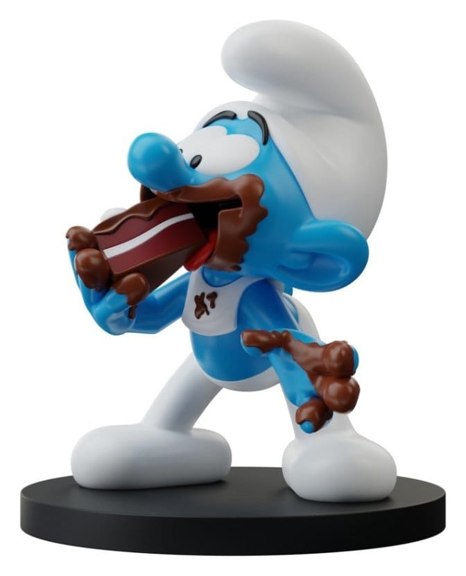 PRE ORDINE - The Smurfs Statue Greedy Smurf 10 cm