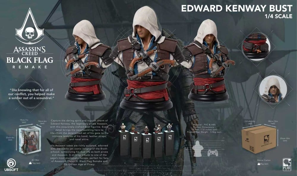PRE ORDINE - Assassin´s Creed Bust 1/4 Edward