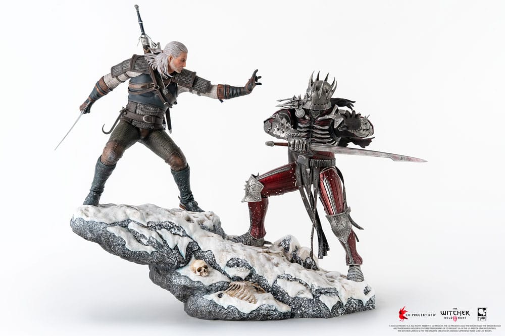PRE ORDINE - The Witcher 3: Wild Hunt Statue 1/6 Diorama Geralt vs Eredin 50 cm
