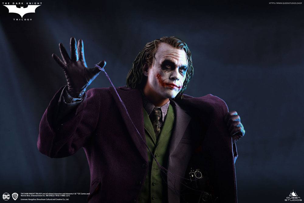 QUEEN STUDIOS - The Dark Knight Statue 1/4 Heath Ledger Joker Regular Edition 52 cm