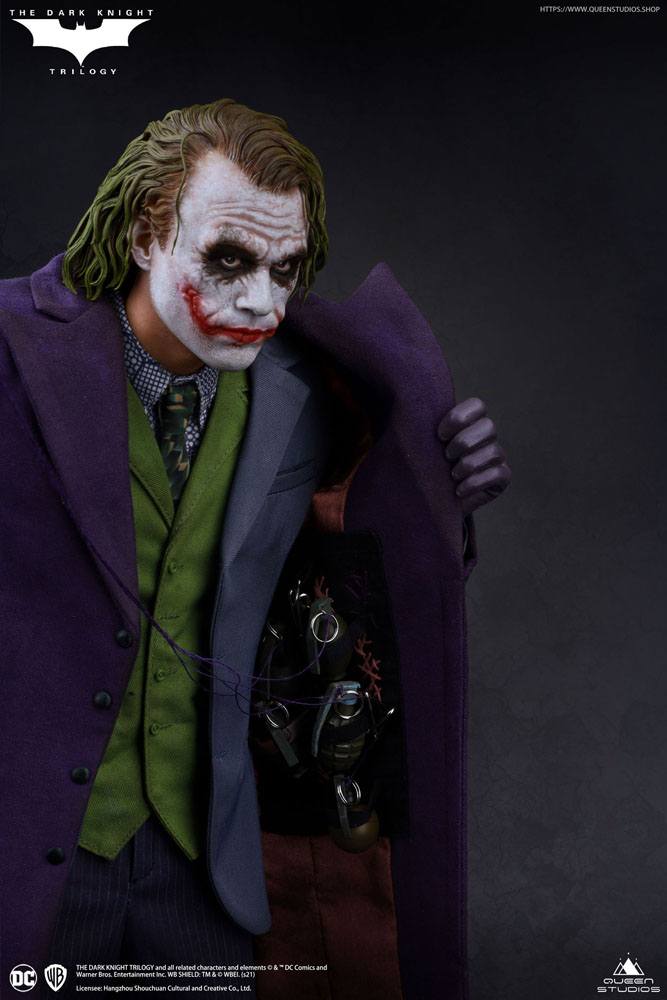 QUEEN STUDIOS - The Dark Knight Statue 1/4 Heath Ledger Joker Regular Edition 52 cm