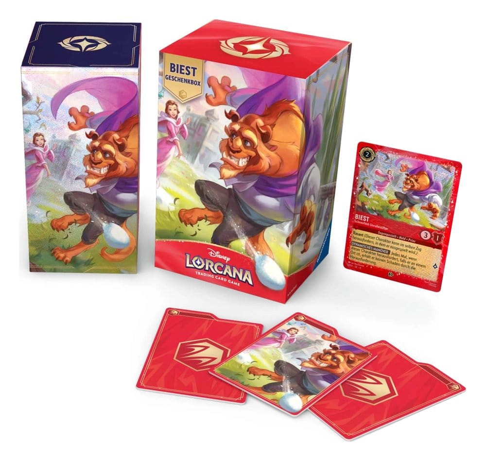 PRE ORDINE - Disney Lorcana TCG Gift Box Die Schöne und das Biest *German Version*