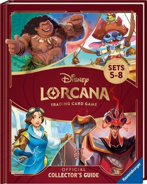 PRE ORDINE - Disney Lorcana TCG Book The Official Collector's Guide: Sets 5-8 *English Version*