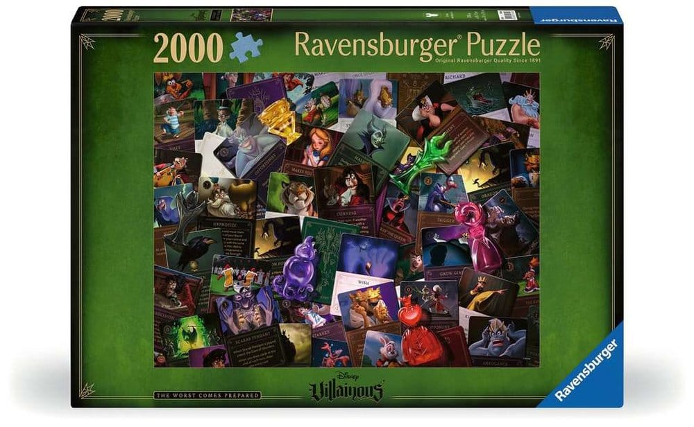 PRE ORDINE - Disney Villainous Jigsaw Puzzle All Villains in One Place ...