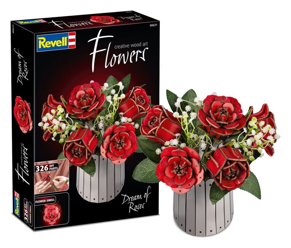 PRE ORDINE - Revell Flowers Wooden Flowers Dream of Roses 22 cm